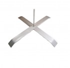 Kreuzfuß aus Edelstahl