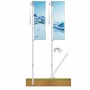 Fahnenmast mit Ausleger (Ø 90 mm)